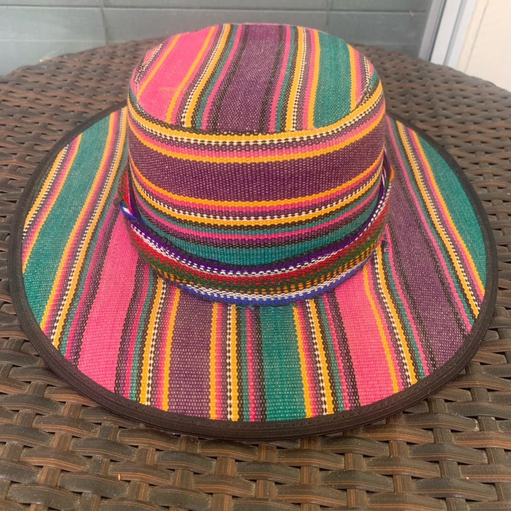 Vintage Big Jaguar Palm/ Cotton Artesania Hat